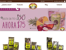 Tablet Screenshot of cafetazadeoro.com